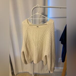 Free People - Cozy Cream Sweater